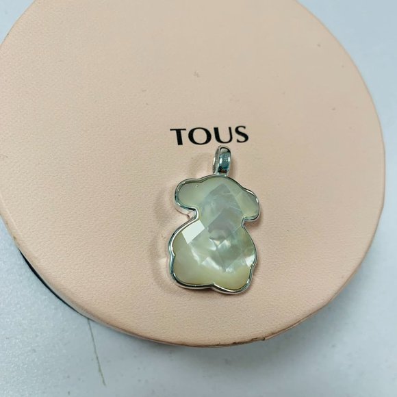 Silver TOUS Color Pendant with faceted onyx 3,3cm. sterling silver - Picture 8 of 10